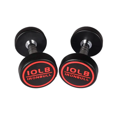 Mancuernas IRONBULL engomada rojo 2.5 - 35 kgs